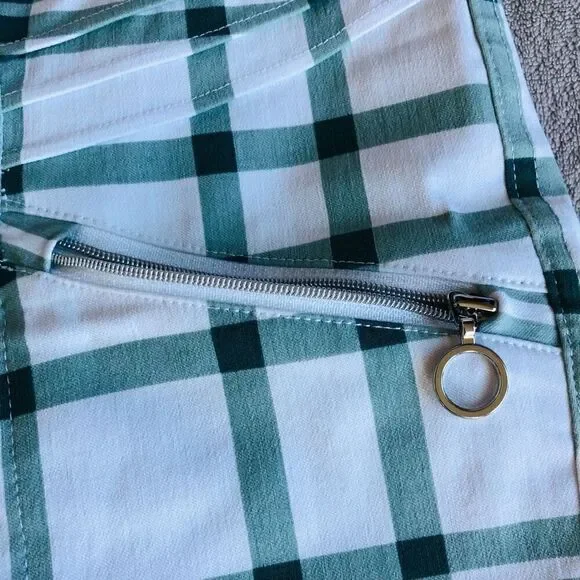 GG Blue Golf Green and White Plaid New Fab Fit Short III - Picture 8 of 15